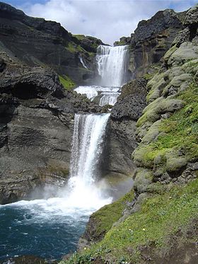 водопад Оуфайруфосс, Исландия
