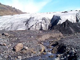 Ледник Мюрдальсйёкудль, ноябрь 2005 года