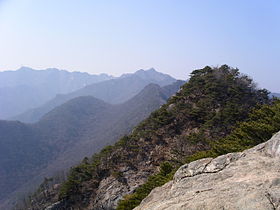 Mount Gyeryong from Jang-gun peak.jpg