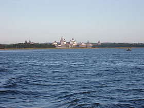 Вид на Большой Соловецкий остров