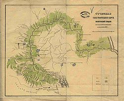 Карта Васюганской тундры (1882 год)