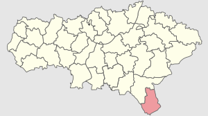 Александрово-Гайский муниципальный район на карте
