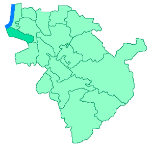 Угловский сельский совет на карте