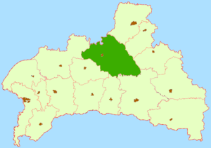 Ивацевичский район на карте