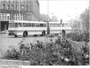 Ikarus 180 в Берлине, 1970 г.