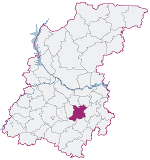 Бутурлинский район на карте