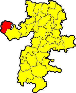 Ашинский муниципальный район на карте