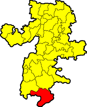 Брединский муниципальный район на карте