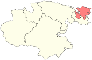 Чукотский район на карте