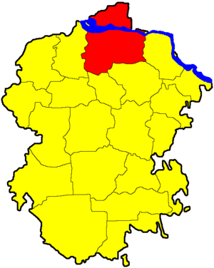 Чебоксарский район на карте