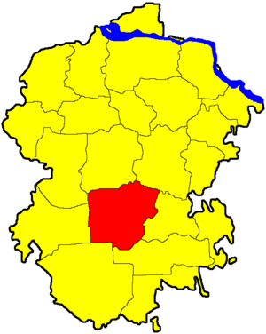 Ибресинский район на карте