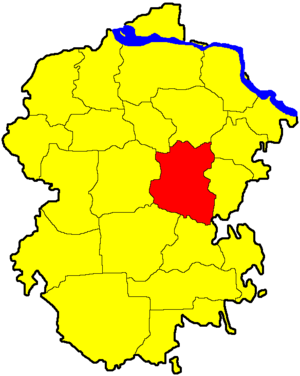 Канашский район на карте
