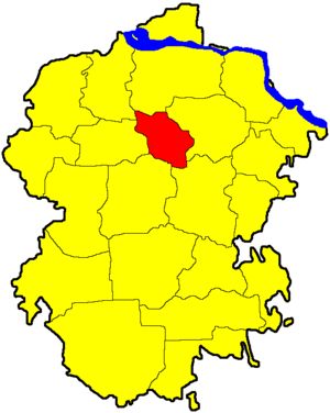 Красноармейский район на карте