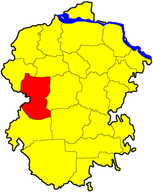 Шумерлинский район на карте