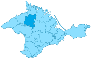 Первомайский район на карте