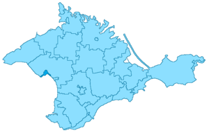 Евпаторийский городской совет на карте