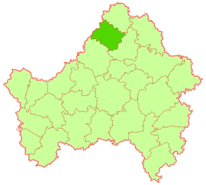 Дубровский район на карте