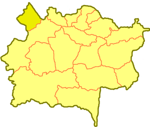 Бескарагайский район, карта