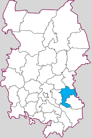 Калачинский район на карте