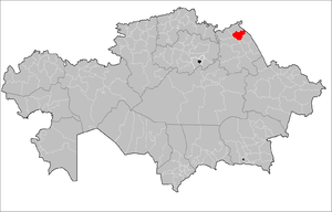 Качирский район на карте