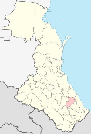 Кайтагский район на карте