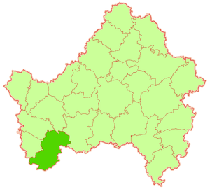 Климовский район на карте