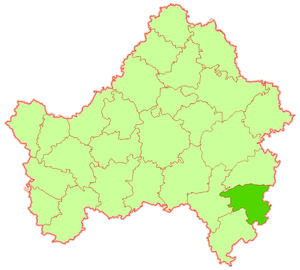 Комаричский район на карте