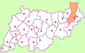 Вохомский район на карте