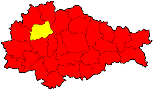 Конышевский район на карте