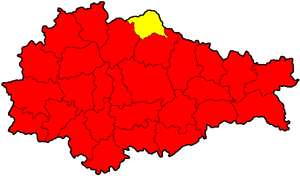 Поныровский район на карте