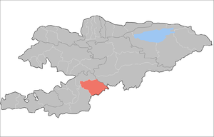 Кара-Кульджинский район, карта