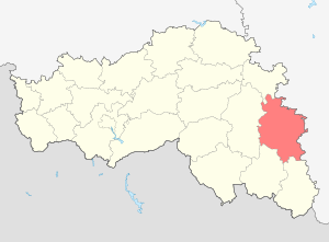 Алексеевский район и город Алексеевка на карте