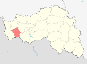 Борисовский район на карте