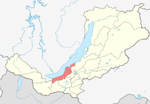 Кабанский муниципальный район на карте