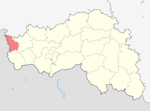 Краснояружский район на карте
