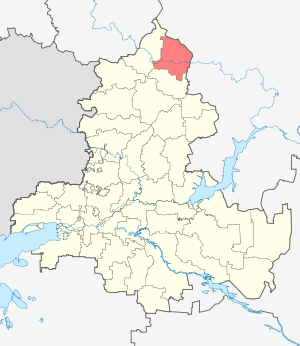Шолоховский муниципальный район на карте