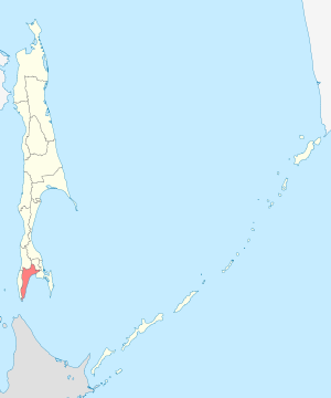 Анивский городской округ на карте