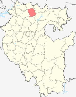 Балтачевский муниципальный район на карте