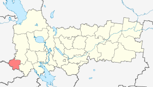 Чагодощенский муниципальный район на карте