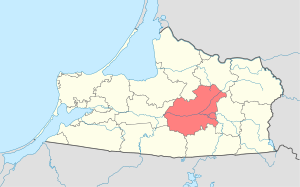 Черняховский район на карте