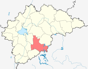 Демянский муниципальный район на карте
