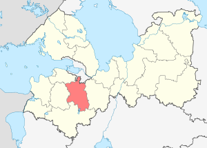 Гатчинский муниципальный район на карте