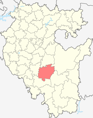 Ишимбайский район на карте
