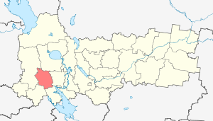 Кадуйский муниципальный район на карте