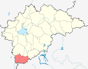 Холмский муниципальный район на карте