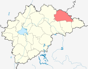 Хвойнинский муниципальный район на карте