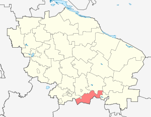 Кировский муниципальный район на карте