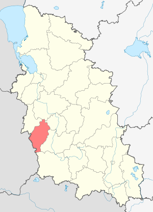 Красногородский район на карте
