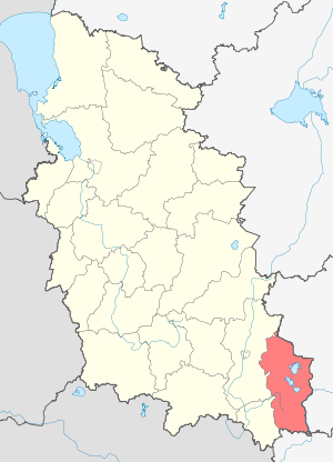Куньинский район на карте