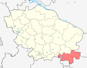 Курский район на карте